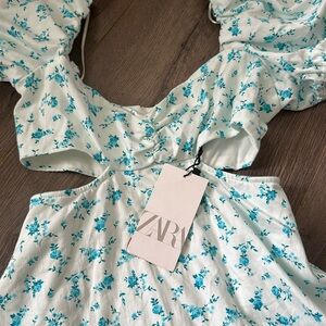 NWT Zara cutout mini dress size small!
